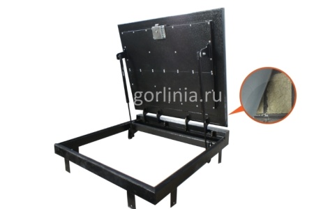 Люк напольный Стелс-КУ 900*600п короб утепленное исполнение