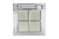 Люк в подвал Периметр 900х900п откидной алюминиевый